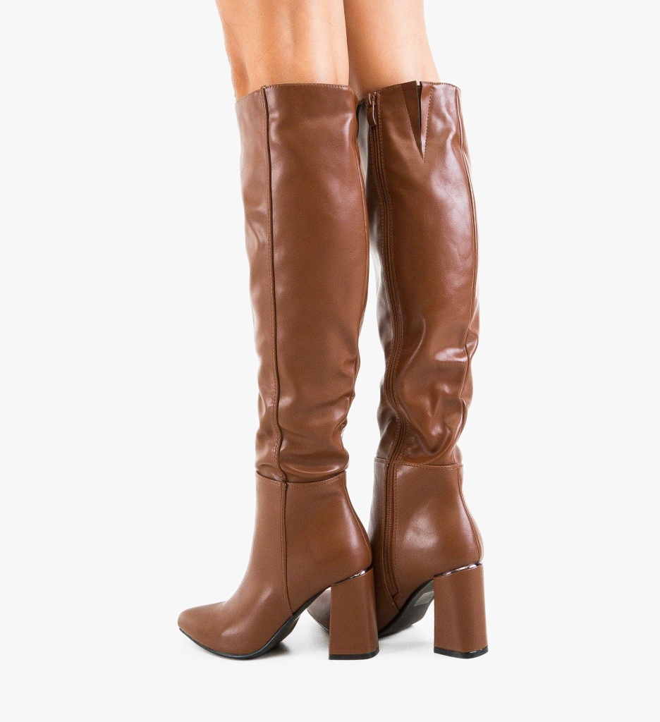 Cizme dama Tynber Camel - 4 | YEO