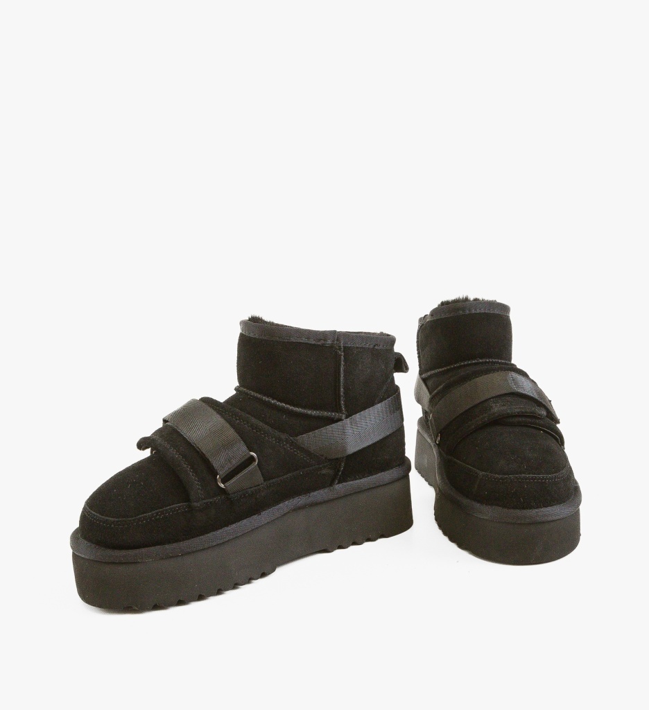 Cizme tip Ug Kaiana Negre - 3 | YEO