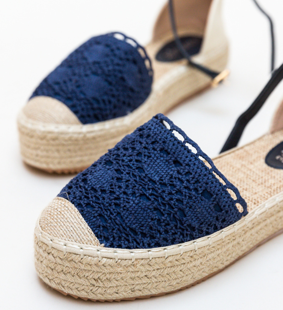 Espadrile Bonner Bleumarin - 4 | YEO