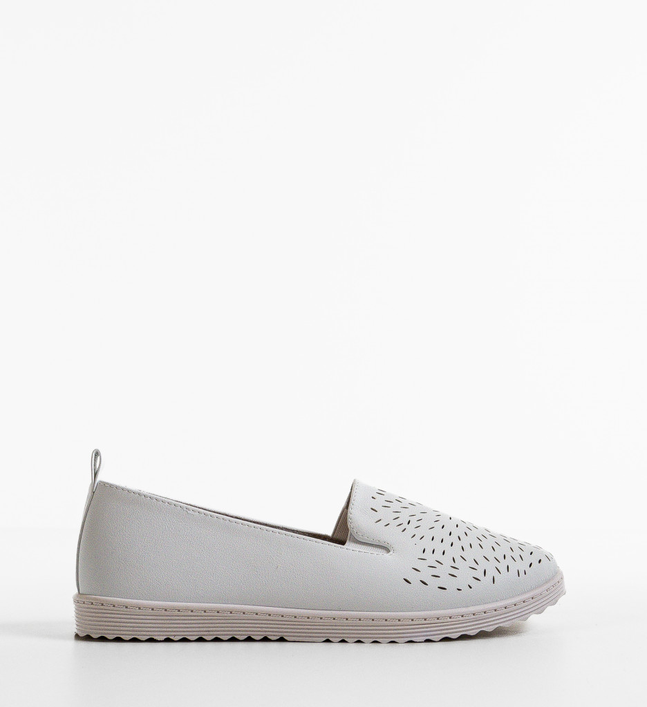 Espadrile Casual Botra Albe - 4 | YEO