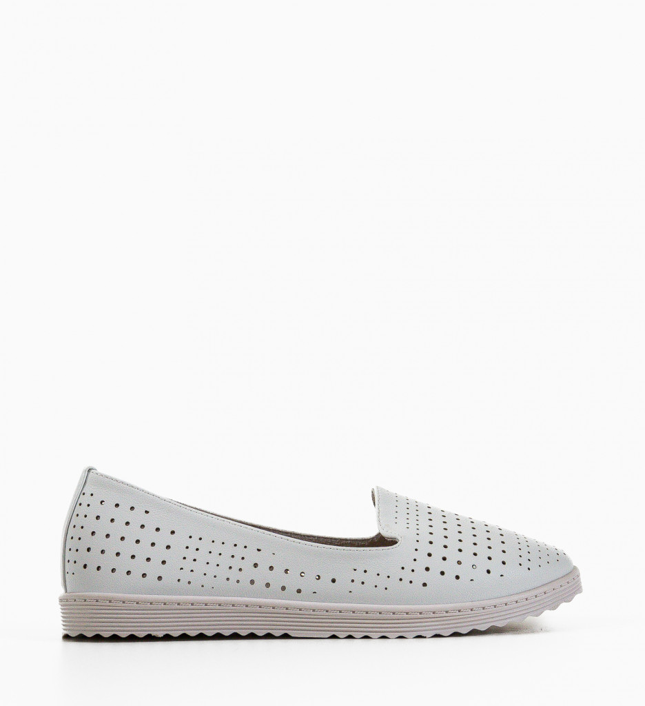 Espadrile Casual Jekare Albe - 3 | YEO