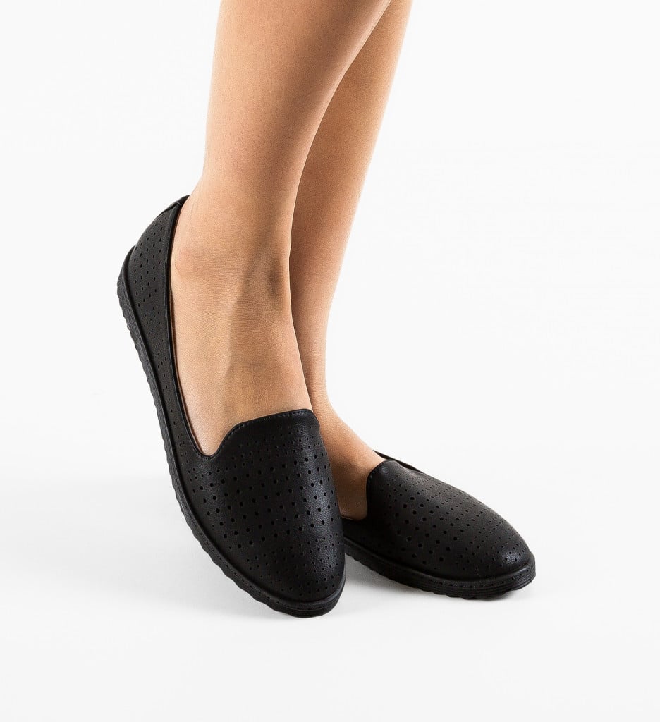 Espadrile Casual Jekare Negre - 1 | YEO