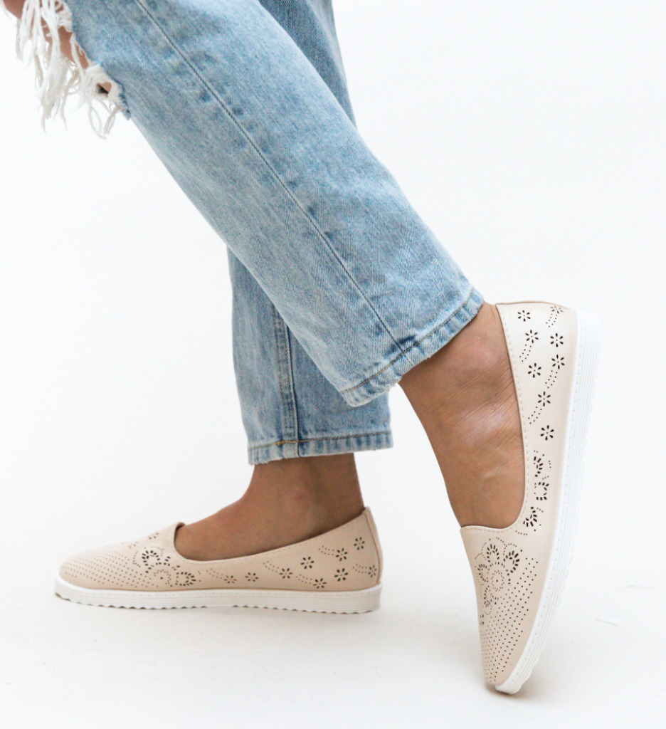 Espadrile Casual Milye Bej - 2 | YEO