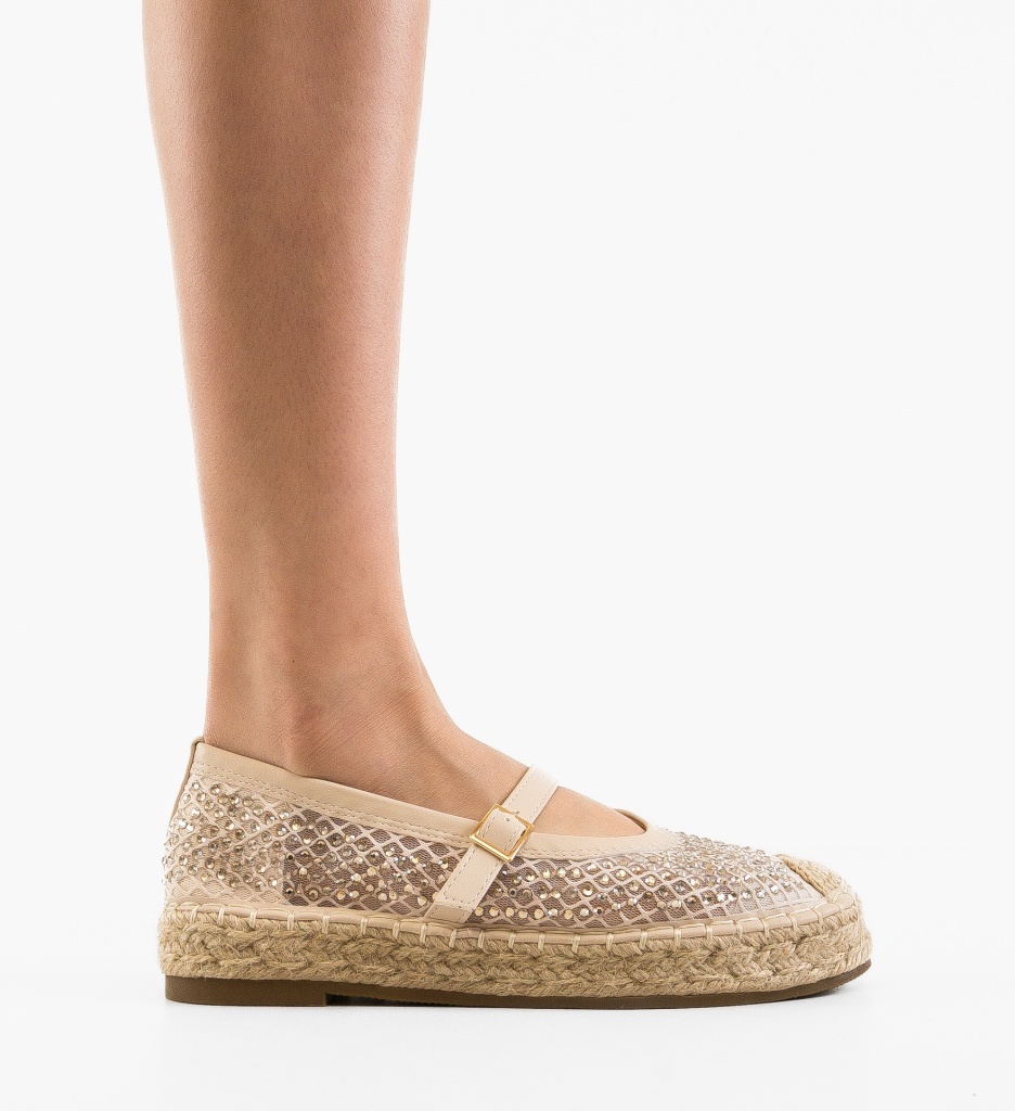 Espadrile dama Vera Bej - 5 | YEO