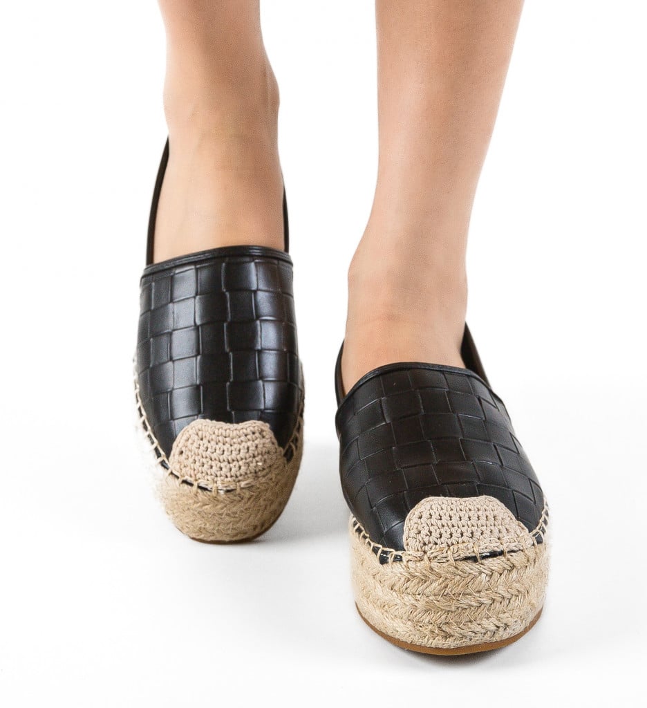 Espadrile dama Wanda Negre - 1 | YEO