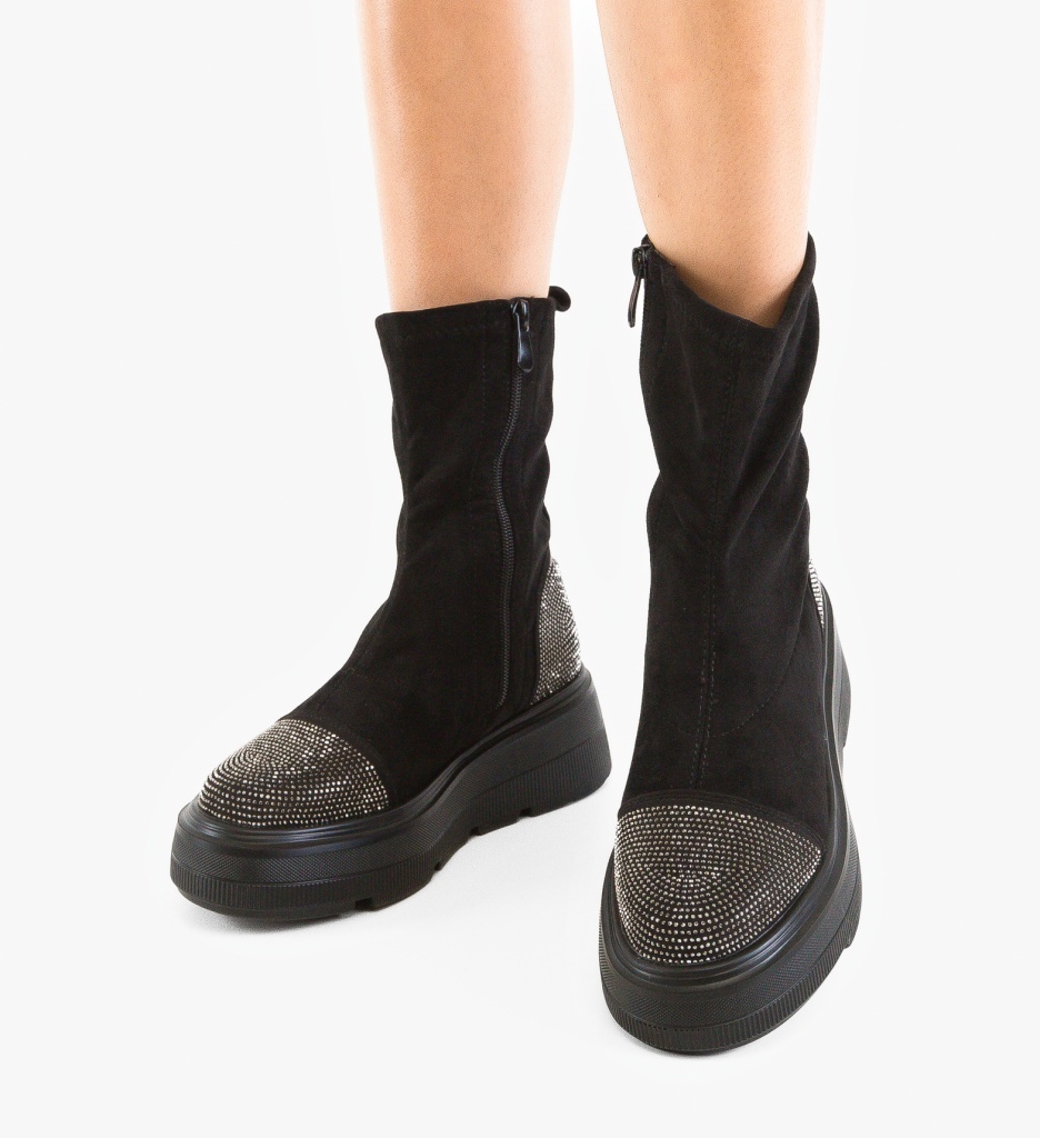 Ghete dama Boomer Negre - 1 | YEO