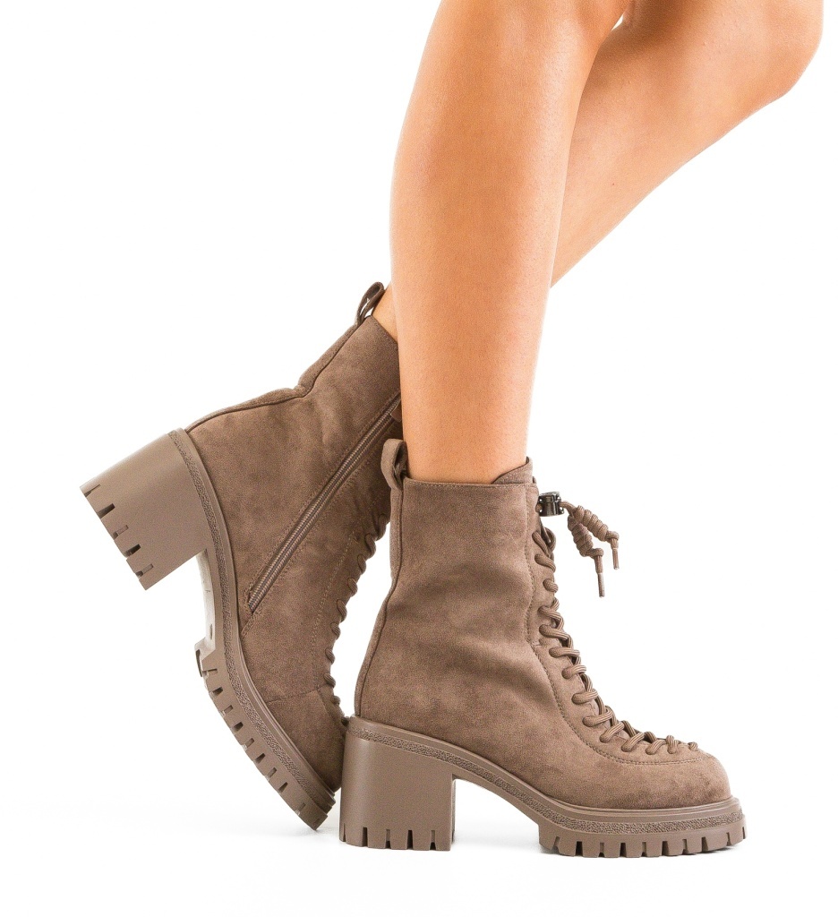 Ghete dama Elmo Khaki - 1 | YEO