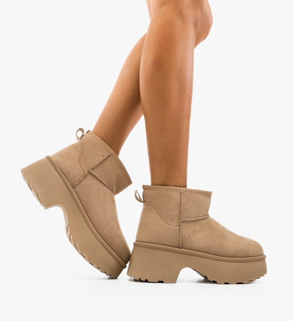 Ghete dama Sospa Khaki - 2 | YEO