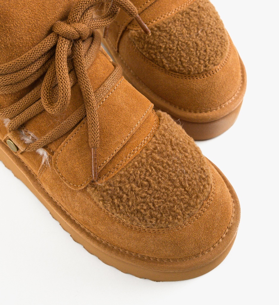 Ghete dama Viema Camel - 2 | YEO