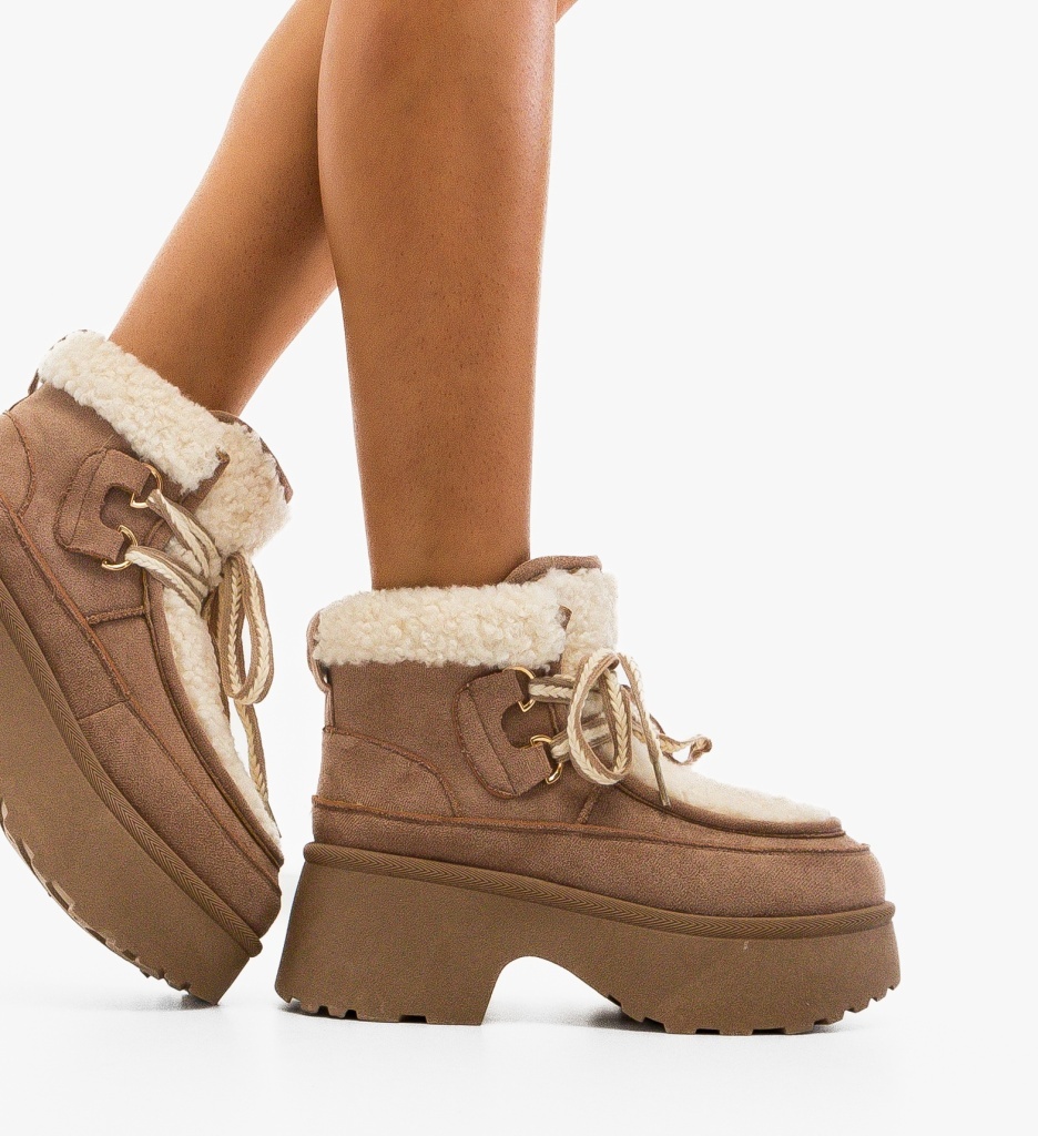 Ghete dama Yetty Camel - 4 | YEO