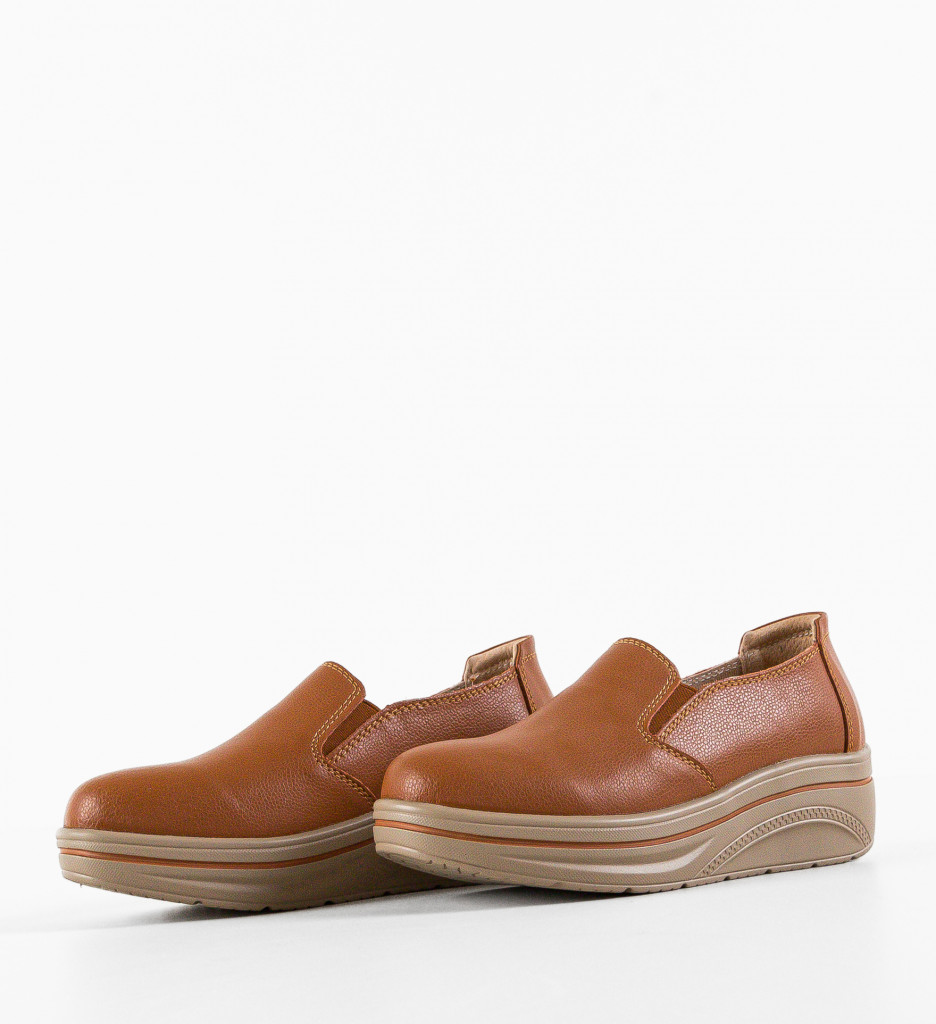 Pantofi Casual Alpino Camel - 4 | YEO