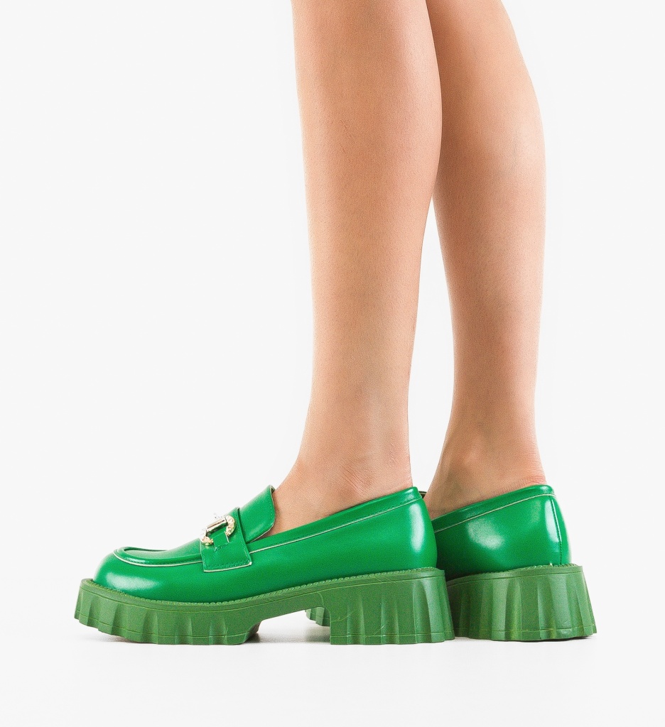Pantofi Casual Alyena Verzi - 1 | YEO