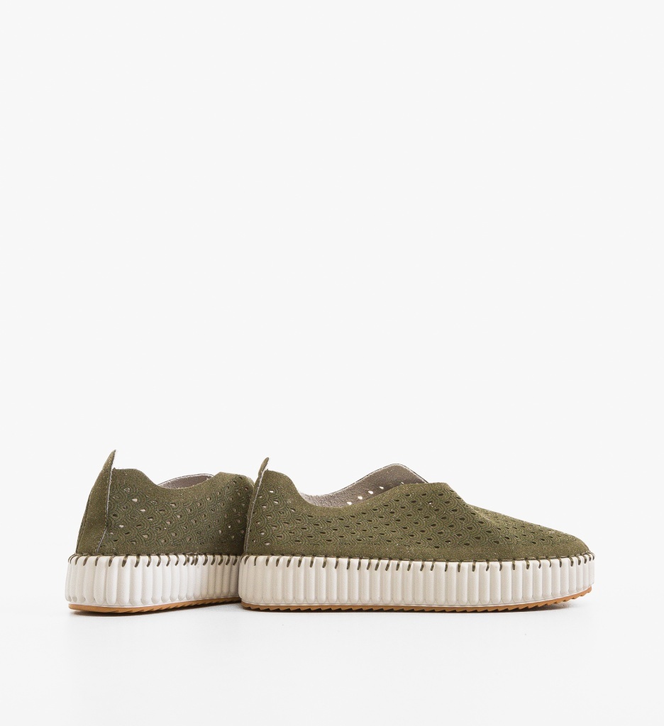Pantofi Casual Berrt Verzi - 2 | YEO