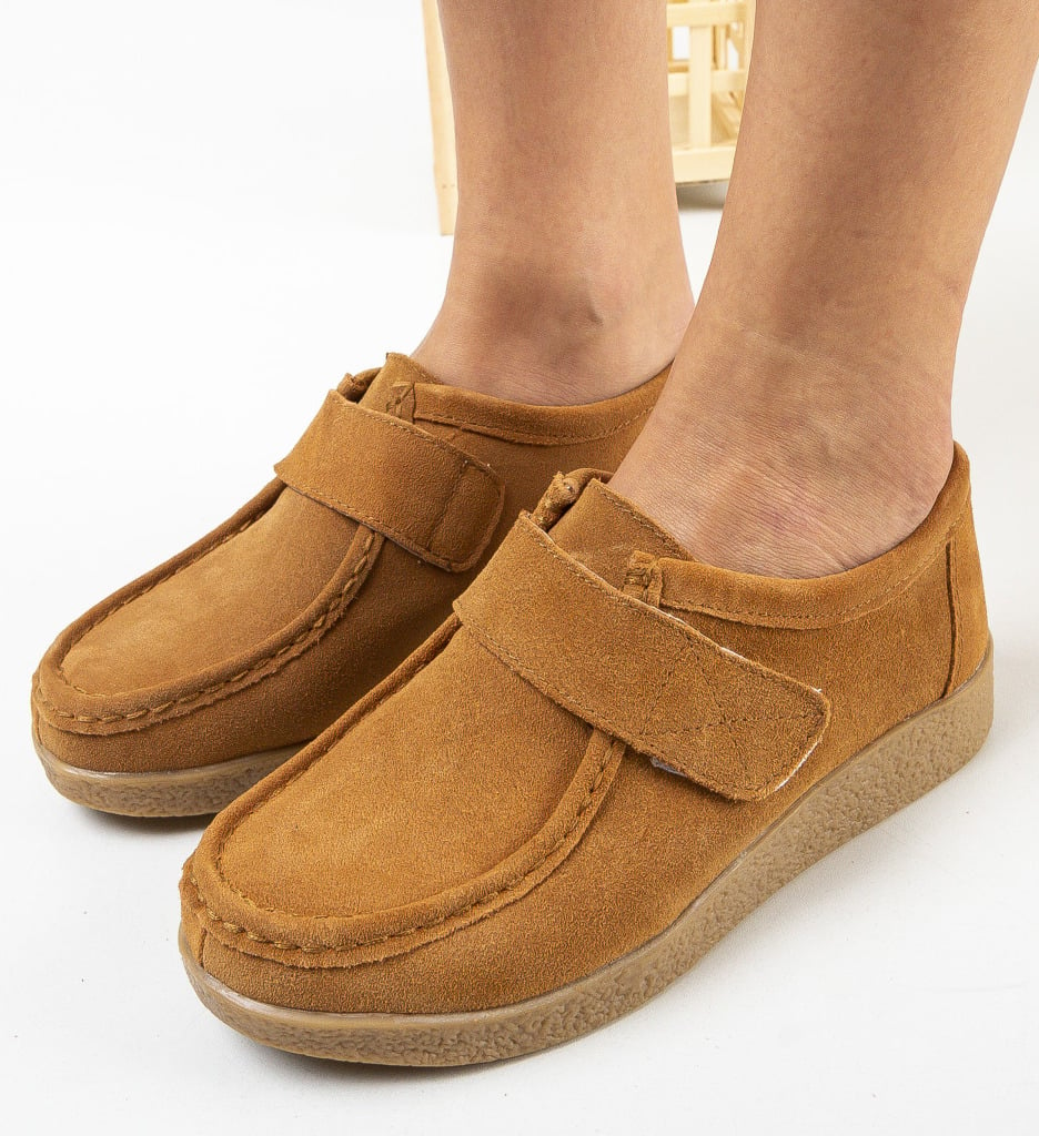 Pantofi Casual Boba Camel - 3 | YEO