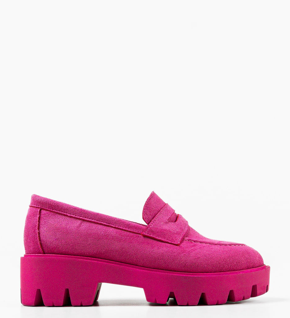 Pantofi Casual dama Gyna Fuchsia - 4 | YEO