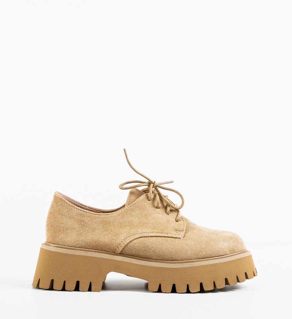 Pantofi casual dama Maisie Camel - 4 | YEO