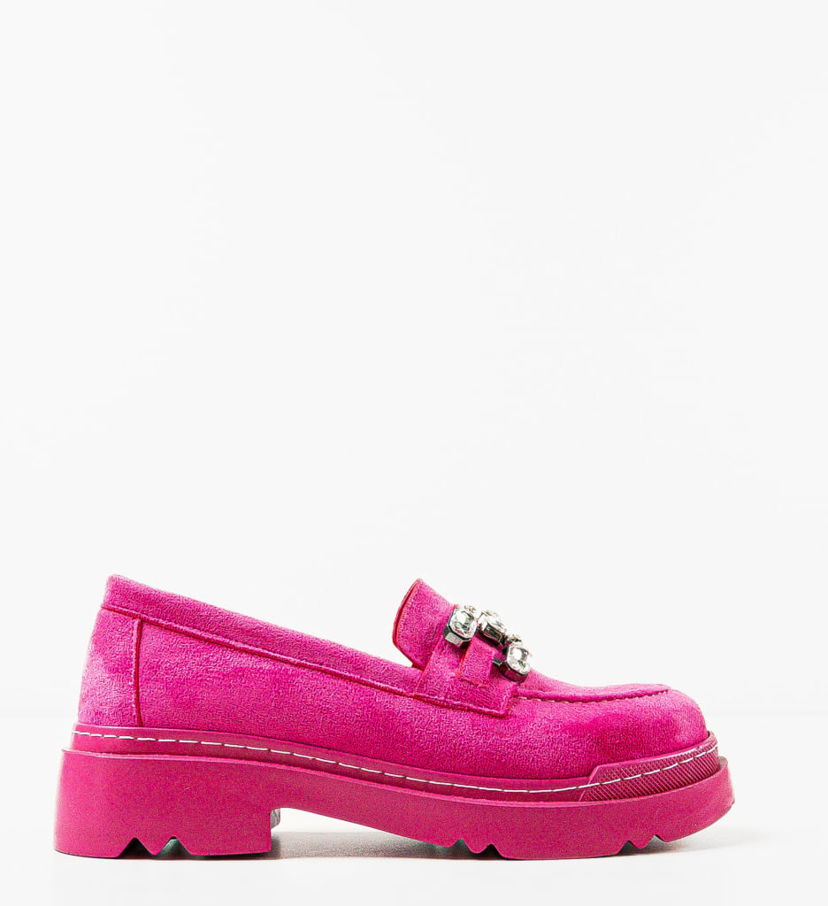 Pantofi Casual dama Maraya Fuchsia - 3 | YEO