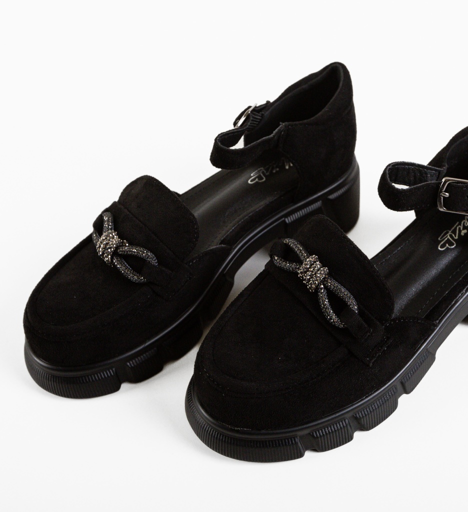 Poze Pantofi Casual dama Nanasa Negri depurtat.ro 