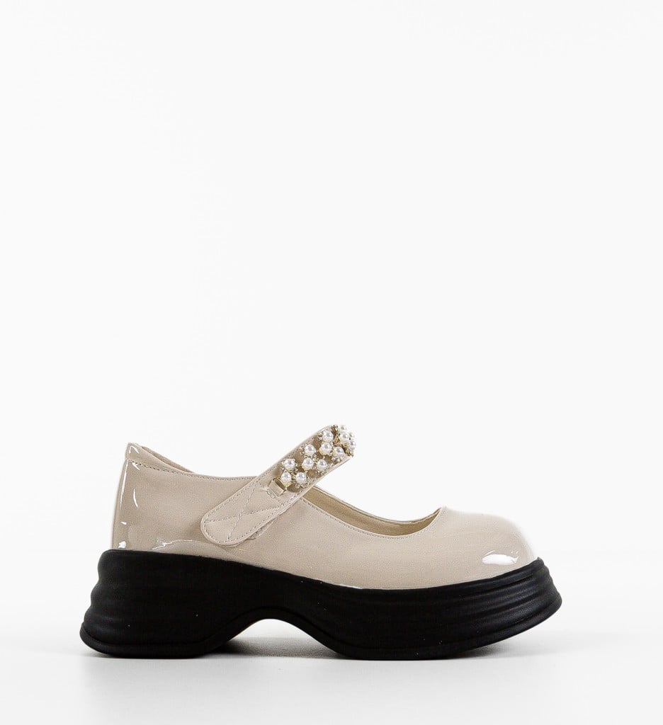 Pantofi Casual dama Puebla Bej - 4 | YEO