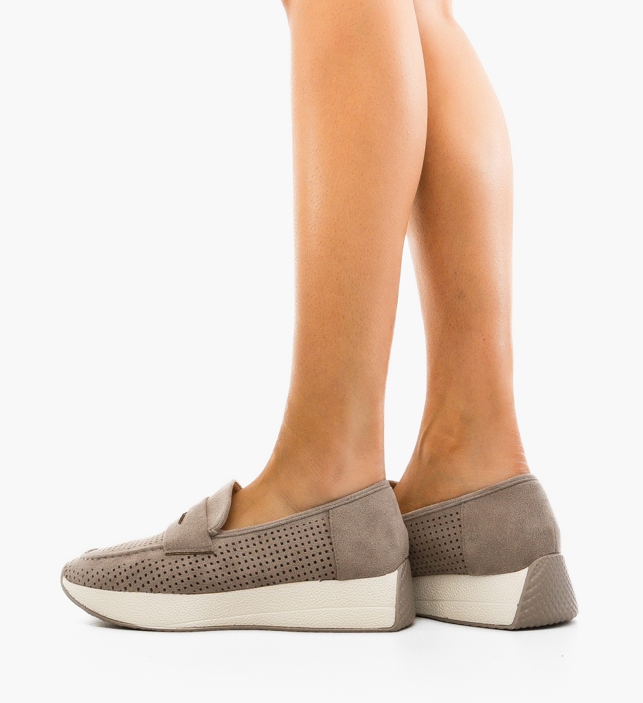 Pantofi casual dama Rose Gri - 2 | YEO