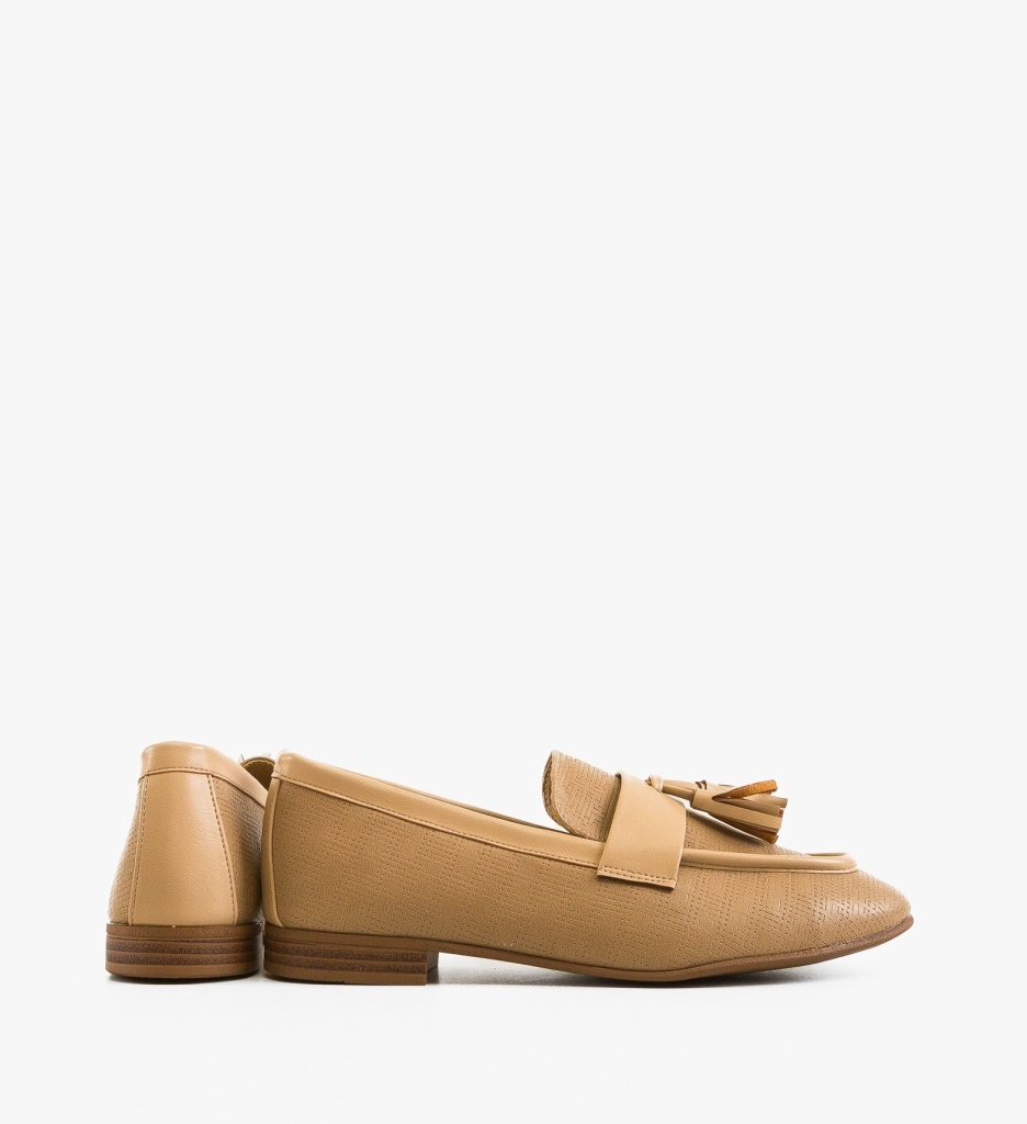 Pantofi casual dama Singleto Bej - 2 | YEO