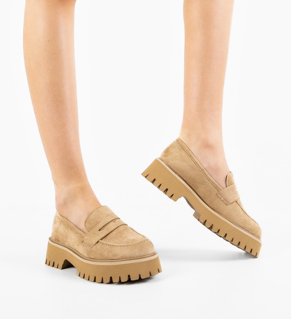 Pantofi Casual dama Stein Camel - 3 | YEO