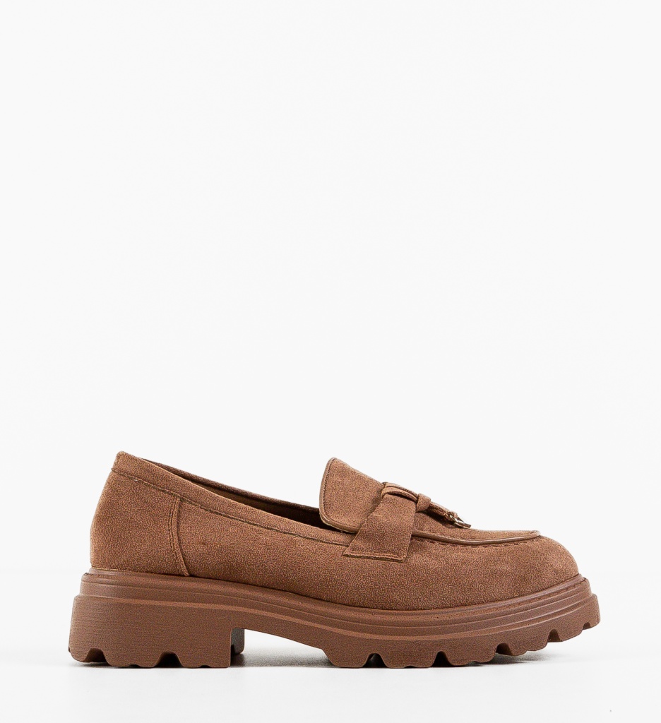 Pantofi Casual dama Valya Camel - 3 | YEO