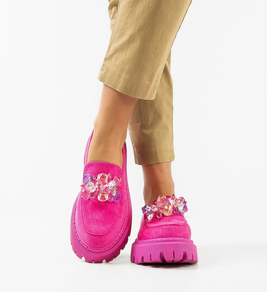 Pantofi Casual Dave Fuchsia - 1 | YEO