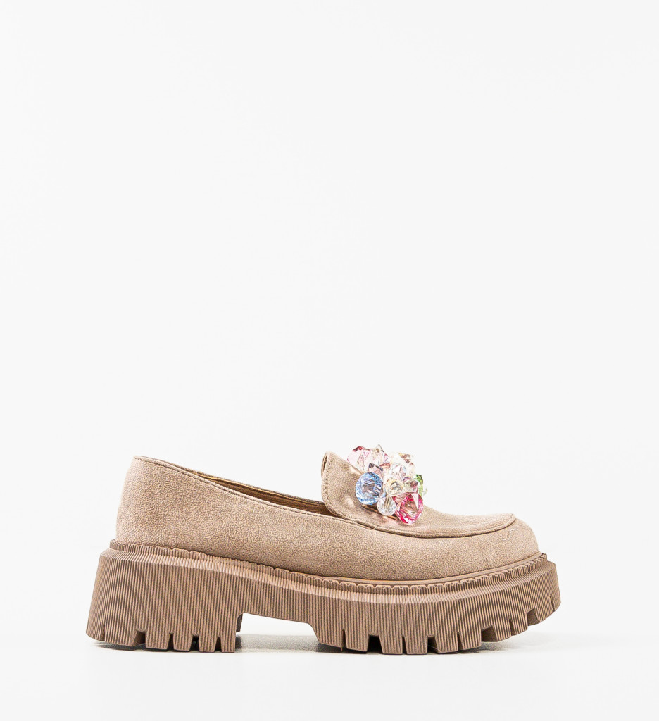 Pantofi Casual Dave Khaki - 4 | YEO