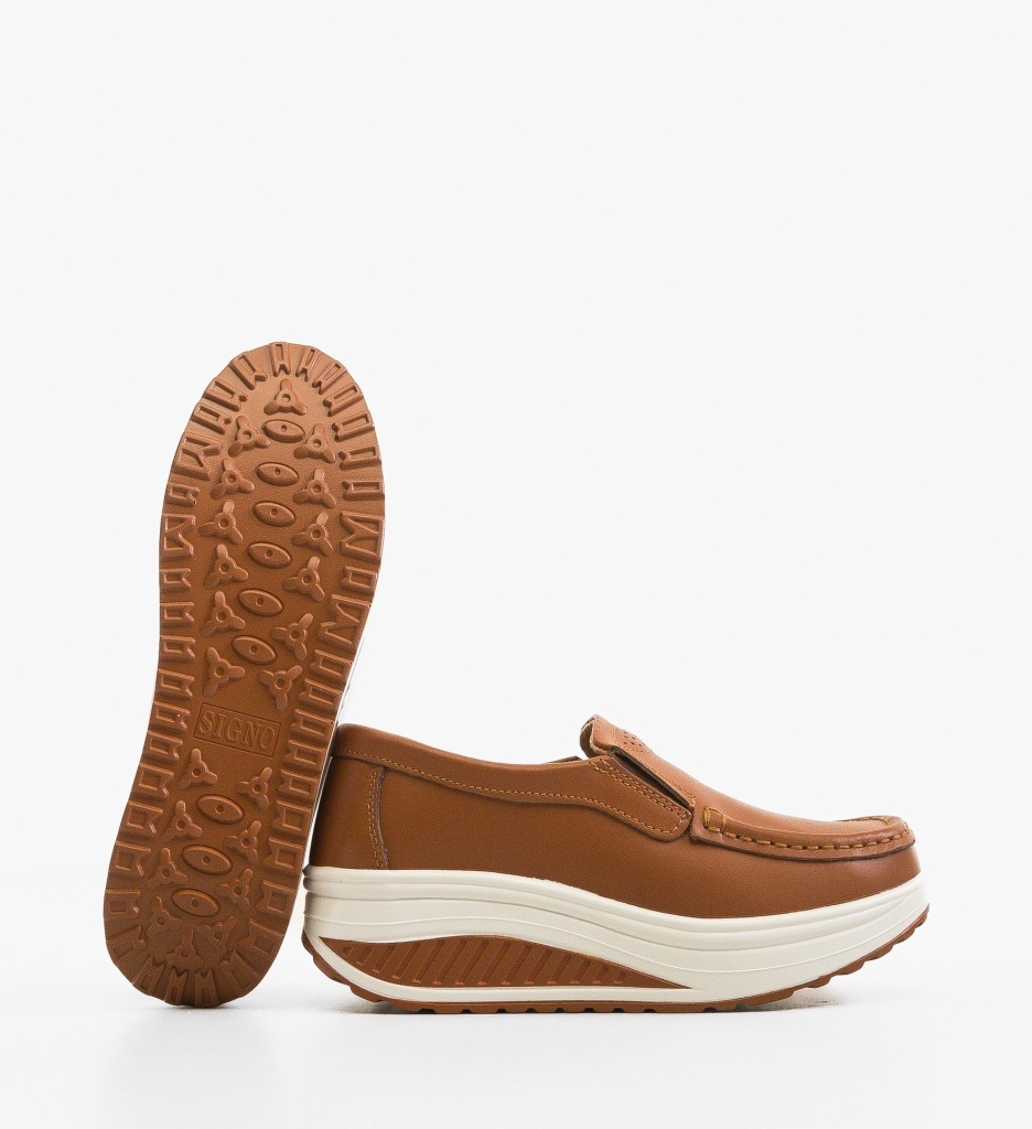 Pantofi Casual Eliot Camel - 2 | YEO