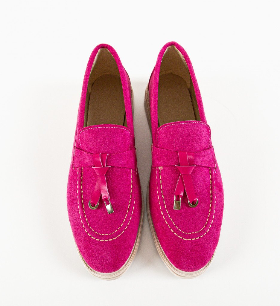 Pantofi Casual Evelynne Fuchsia - 4 | YEO