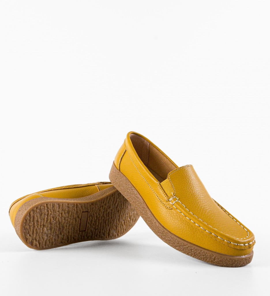 Pantofi Casual Givy Galbeni - 4 | YEO