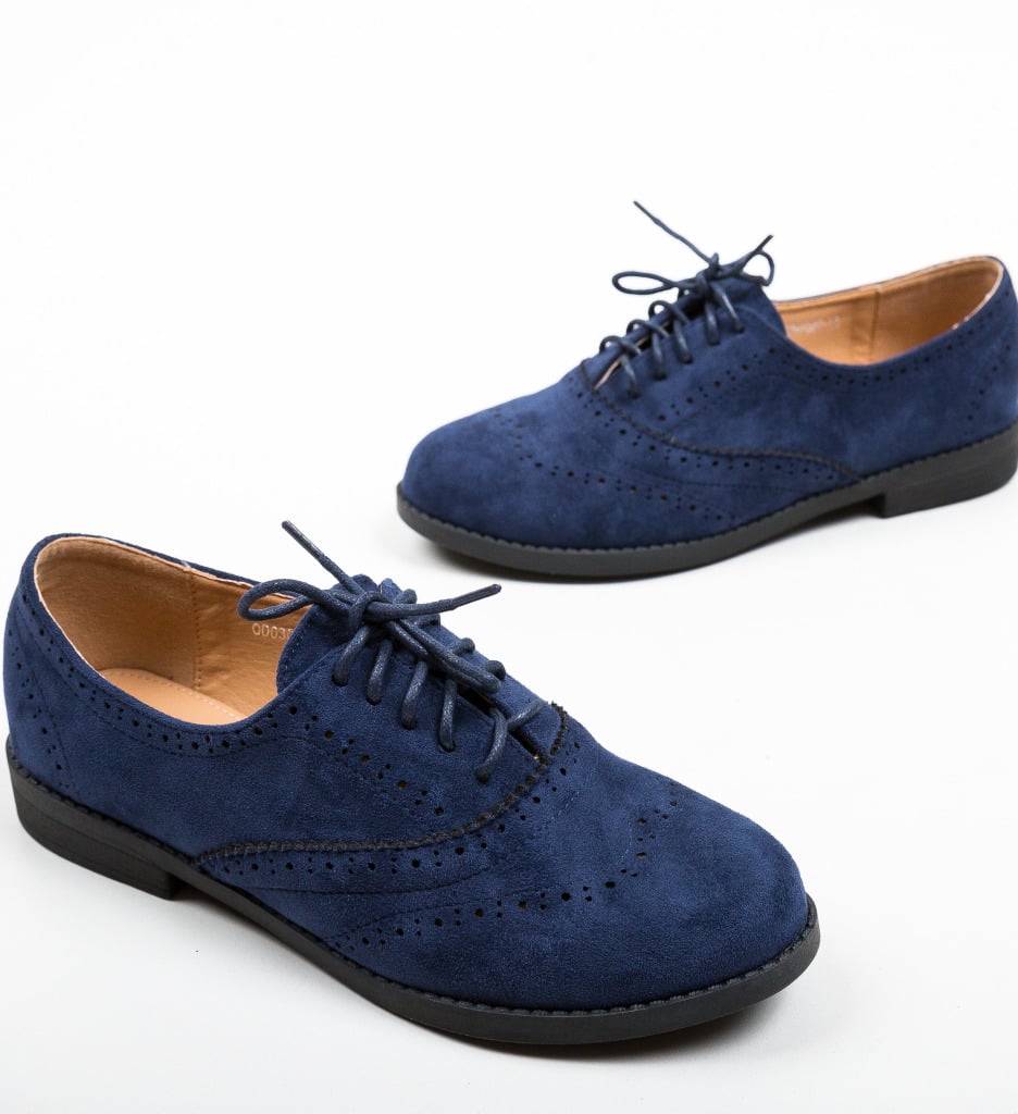 Pantofi Casual Hoxford Bleumarin - 4 | YEO