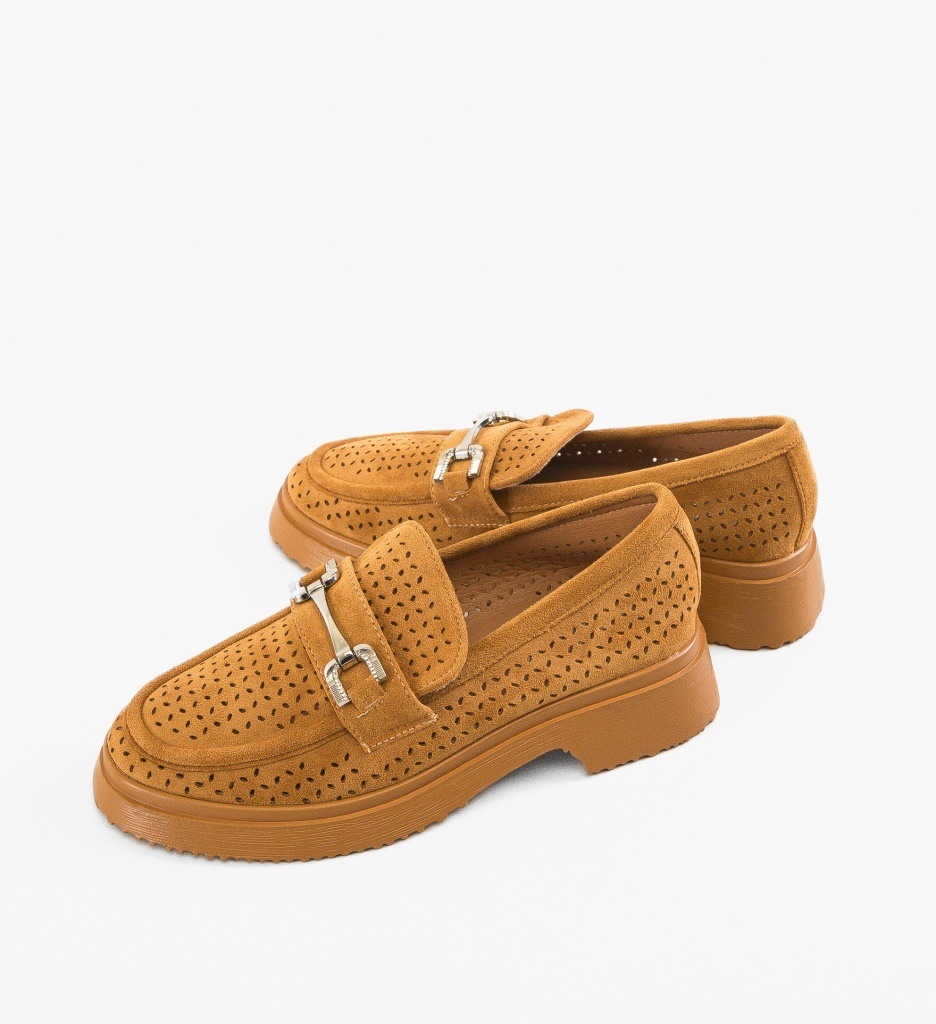 Pantofi Casual Irry Camel - 3 | YEO