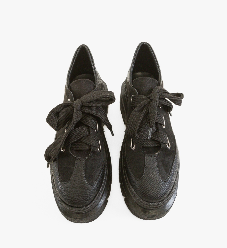 Pantofi Casual Kandre Negri - 3 | YEO