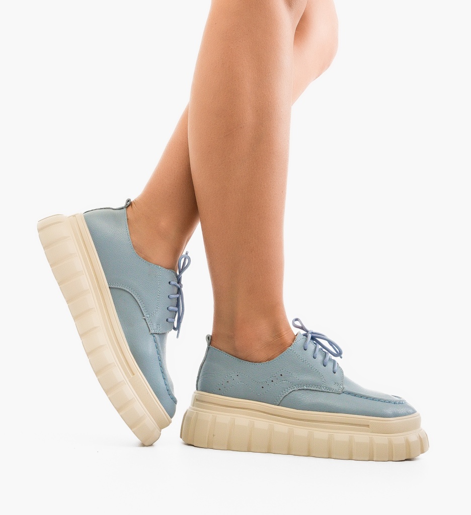 Pantofi Casual Loprem Albastri - 1 | YEO