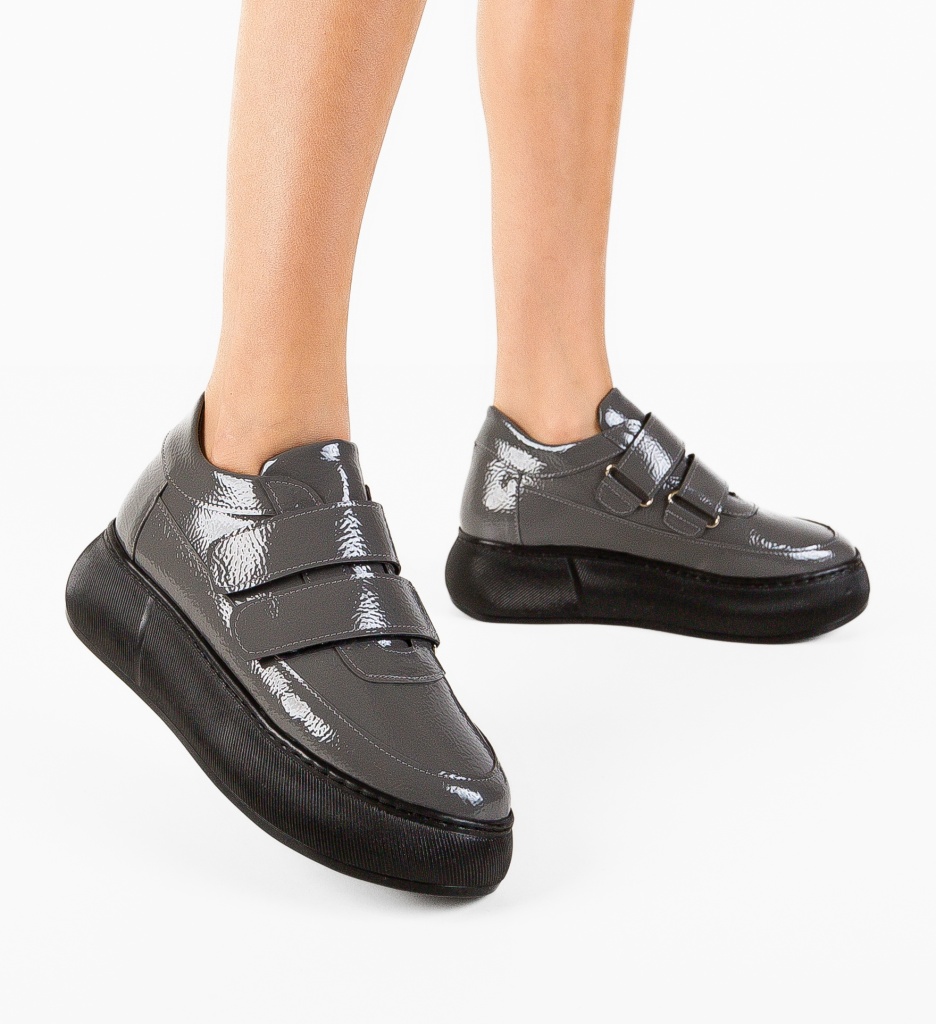 Pantofi Casual Mernera Gri