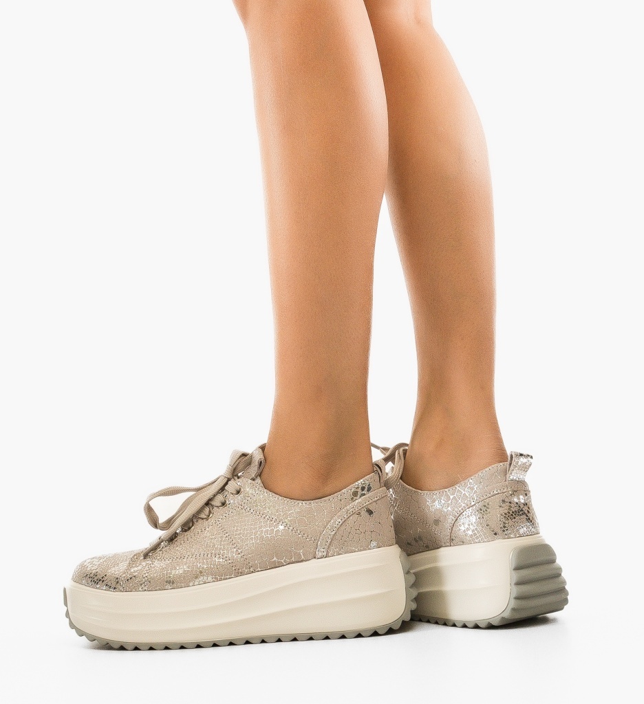 Pantofi Casual Myhos Argintii
