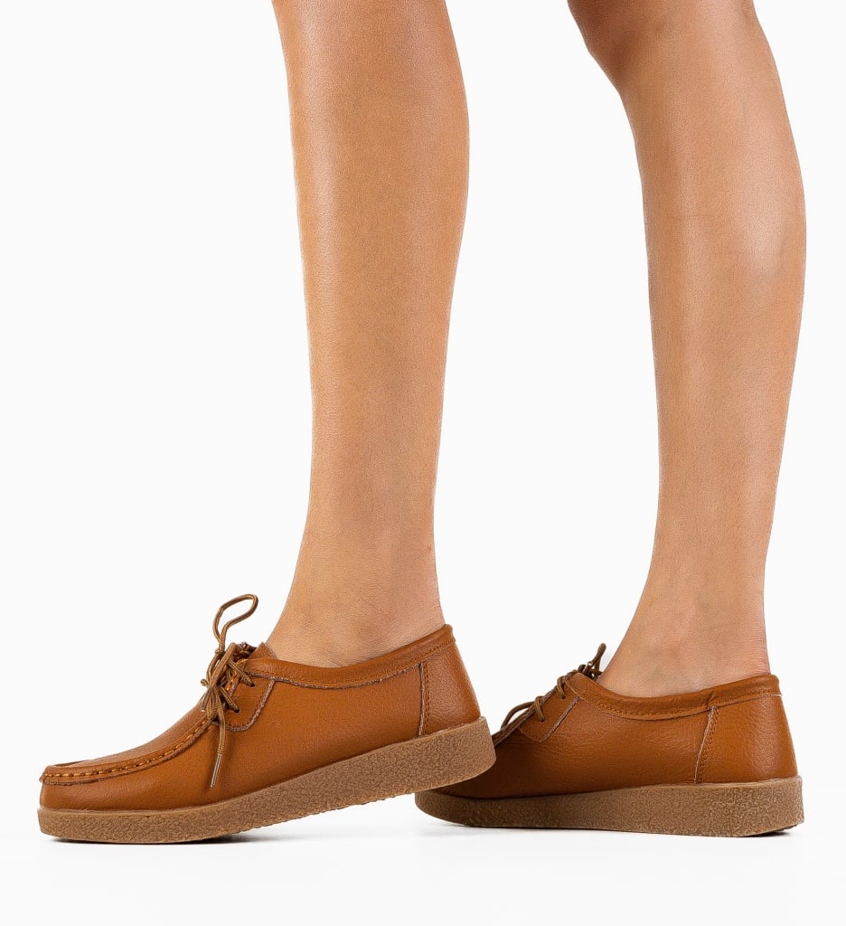 Pantofi Casual Niko Camel - 2 | YEO