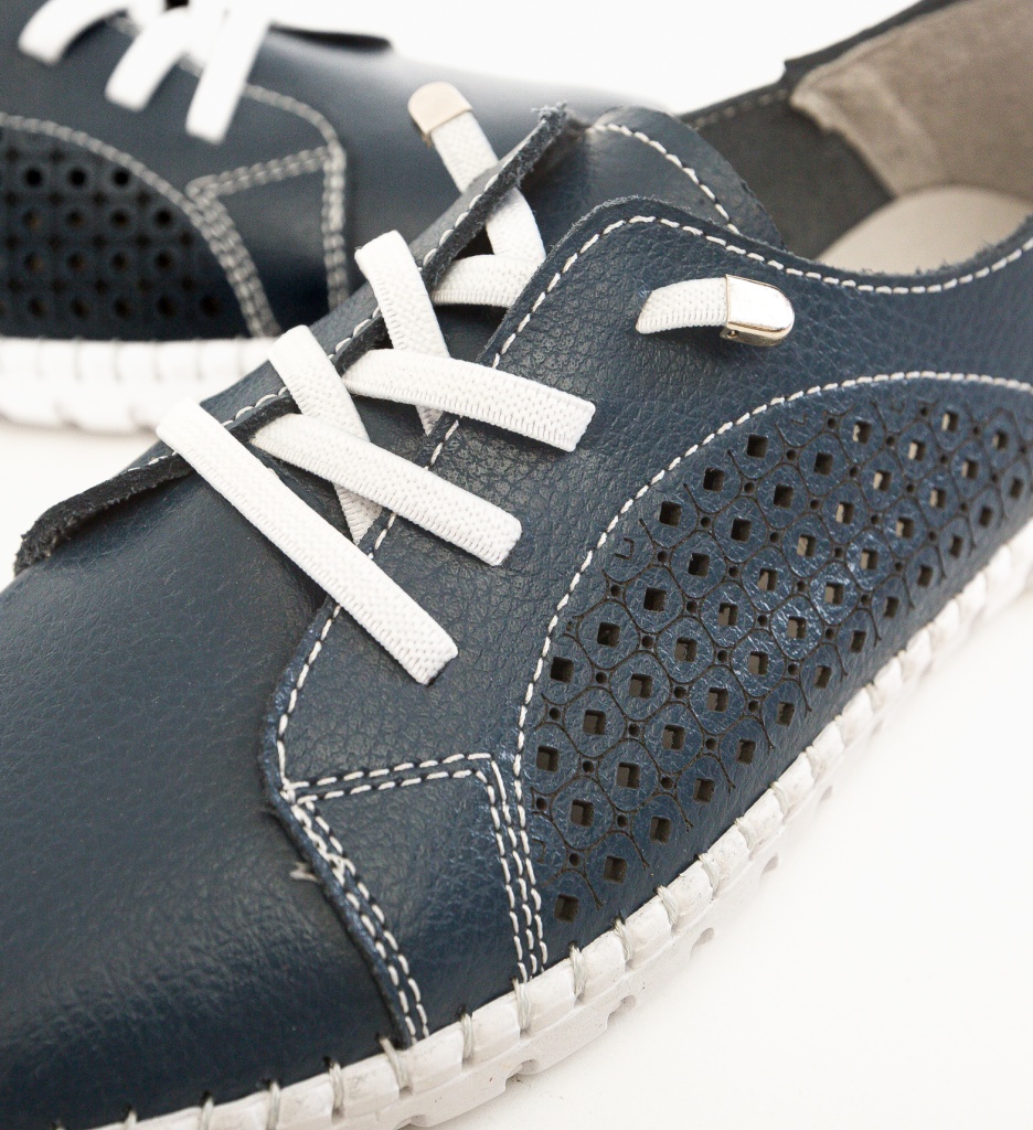 Pantofi Casual Rahima Bleumarin - 5 | YEO