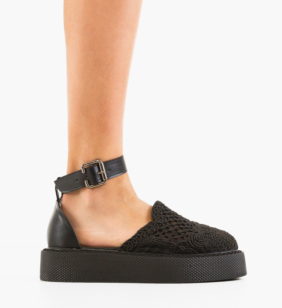 Pantofi Casual Rauros Negri - 5 | YEO