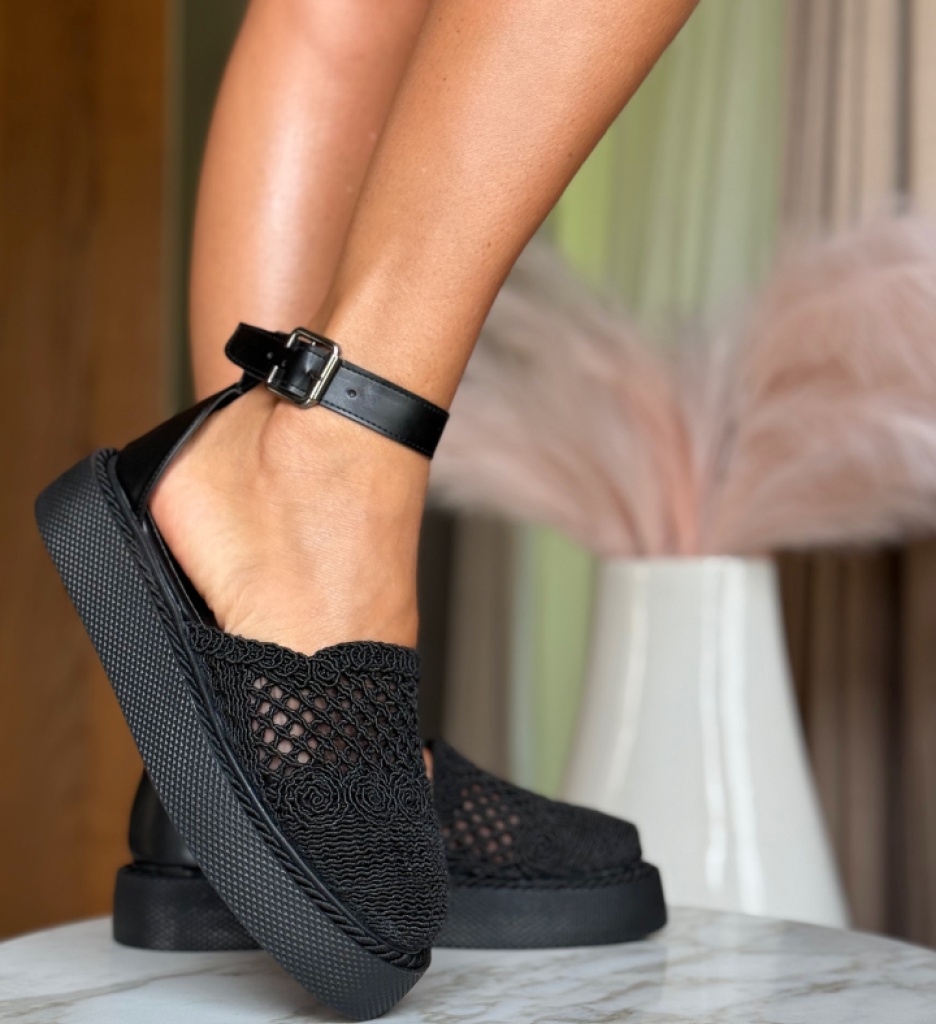 Pantofi Casual Rauros Negri - 1 | YEO
