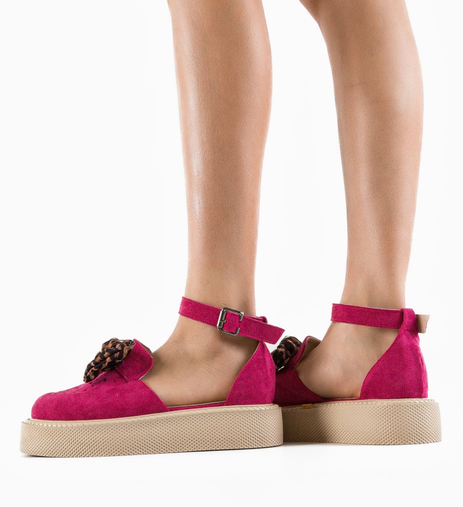 Pantofi Casual Rogar Fuchsia - 1 | YEO