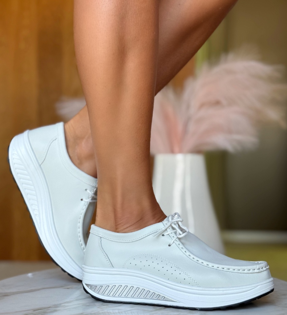Pantofi Casual Roly Alb 2