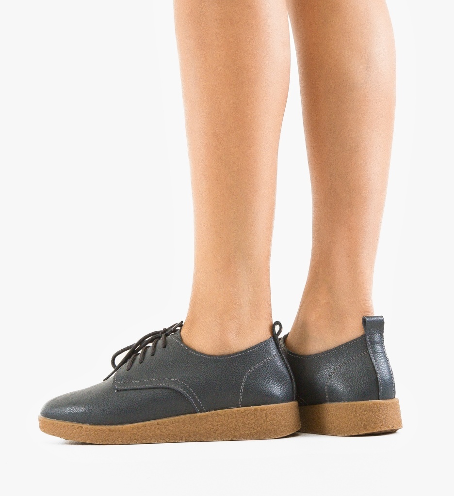 Pantofi Casual Sindre Gri - 2 | YEO