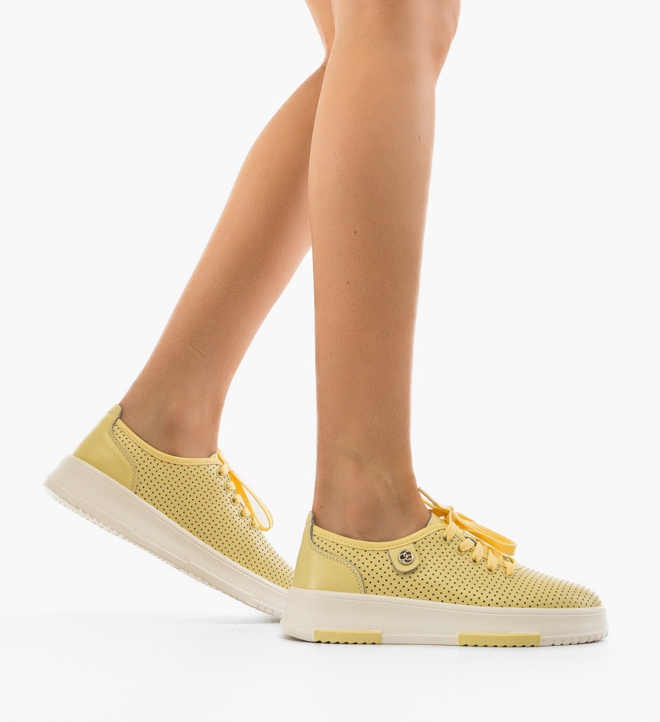 Pantofi Casual Ygrysha Galbeni - 1 | YEO