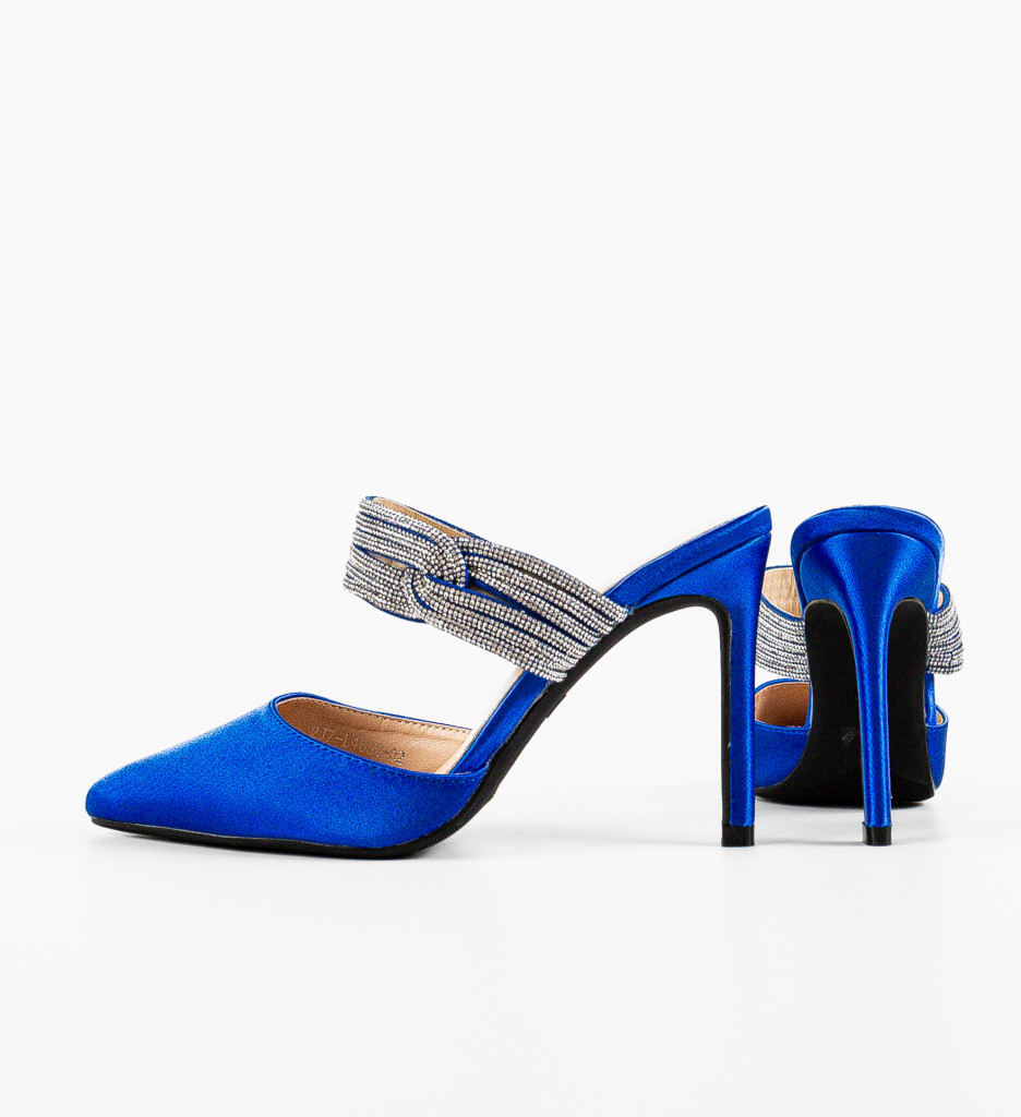 Poze Pantofi cu toc Burto Albastri depurtat.ro 