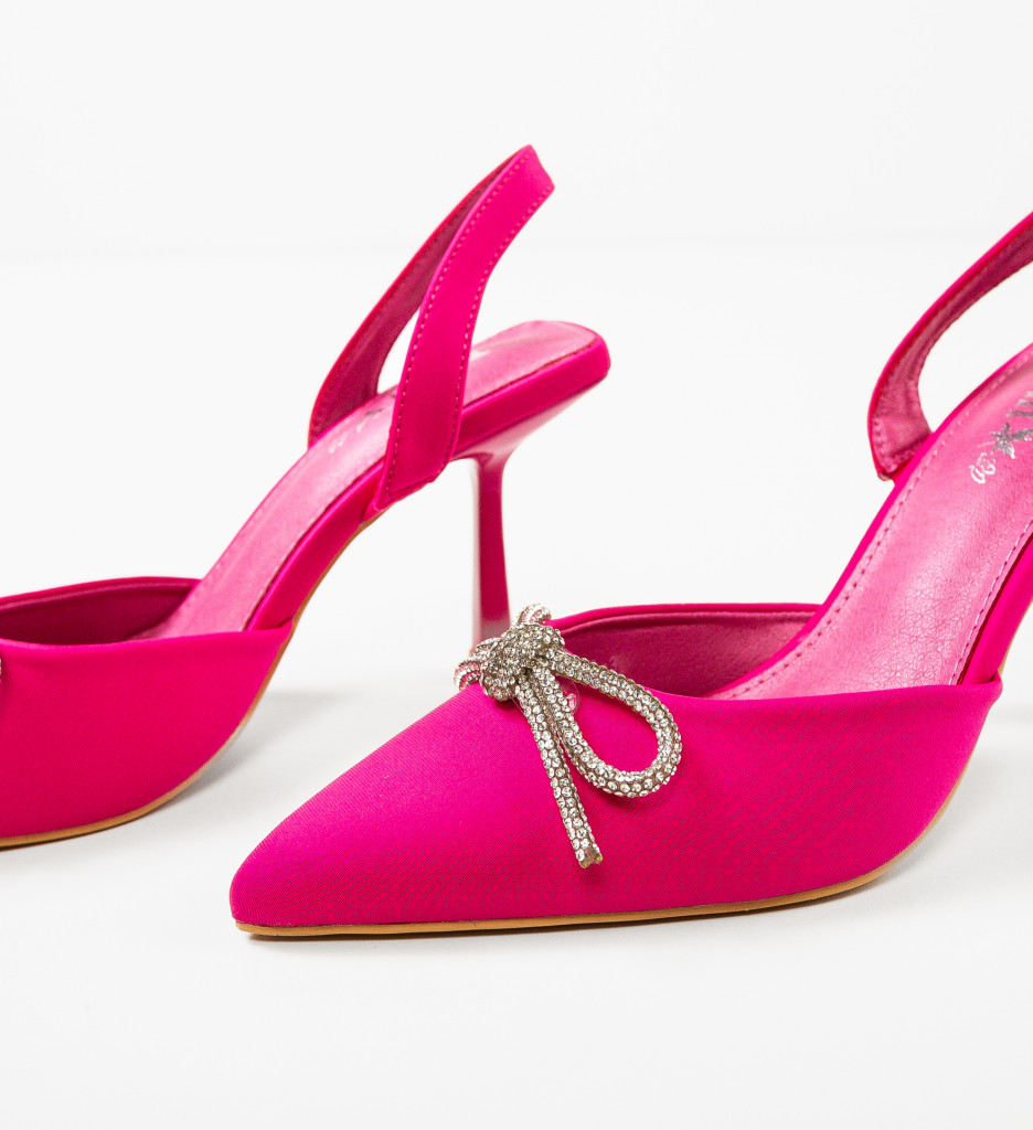 Poze Pantofi cu toc Julay Fuchsia depurtat.ro 