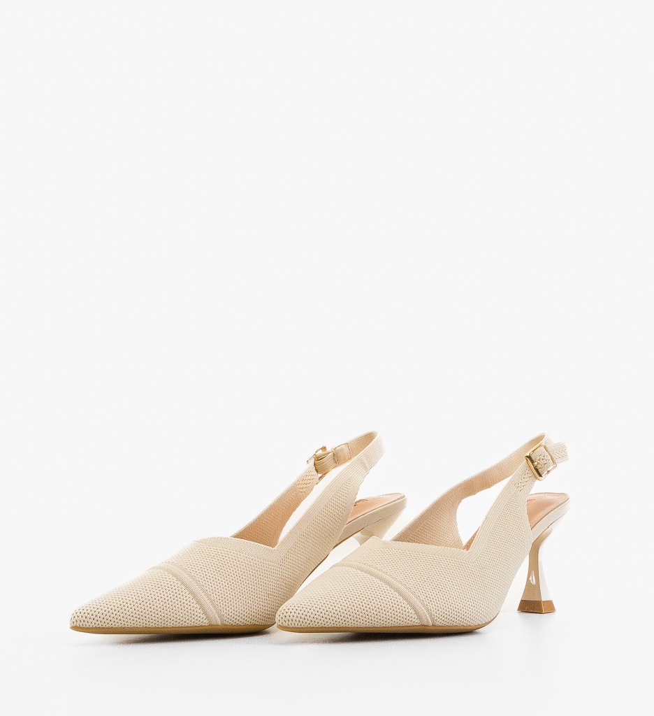 Pantofi dama Aadam Bej - 4 | YEO