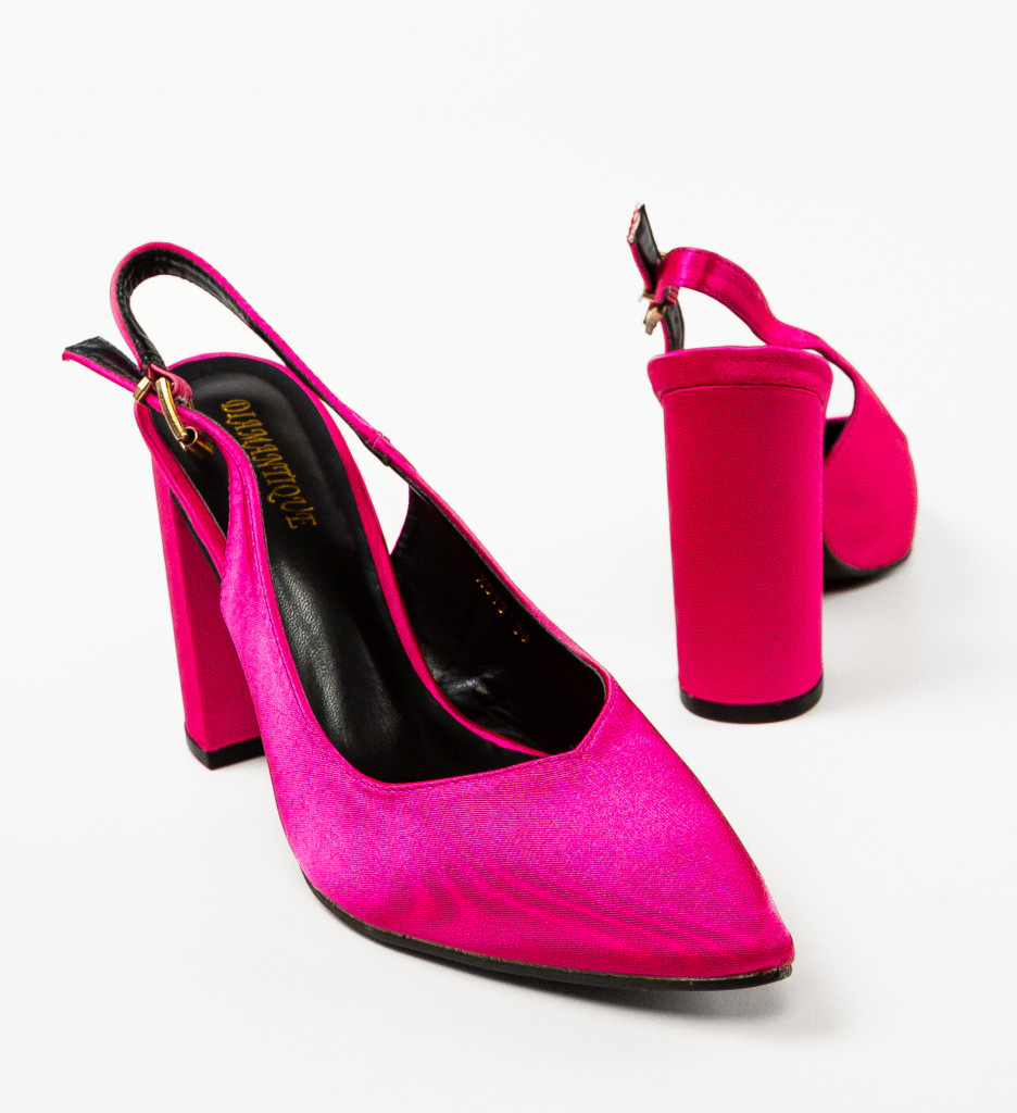 Pantofi dama Anhelina Fuchsia - 5 | YEO